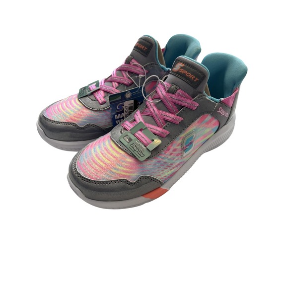 S Sport by Skechers Shoes Girls Size 4 Pink Hands Free Slip-Ins Memory Foam - Picture 1 of 7